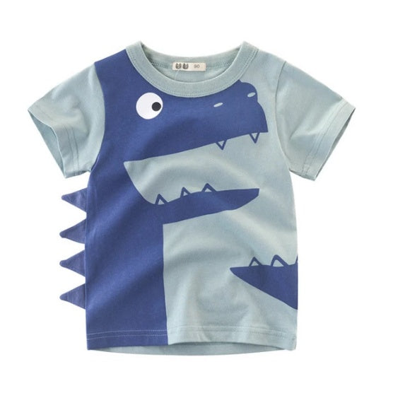 Puddle and Patch™ Children's Summer Boys Cotton T-shirt - Short Sleeves