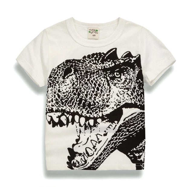 Puddle and Patch™ Children's Summer Boys Cotton T-shirt - Short Sleeves
