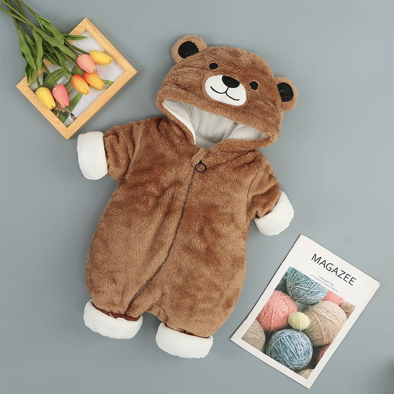 Baby Cotton Onesies with Hood – Soft, Warm & Stylish for Infants