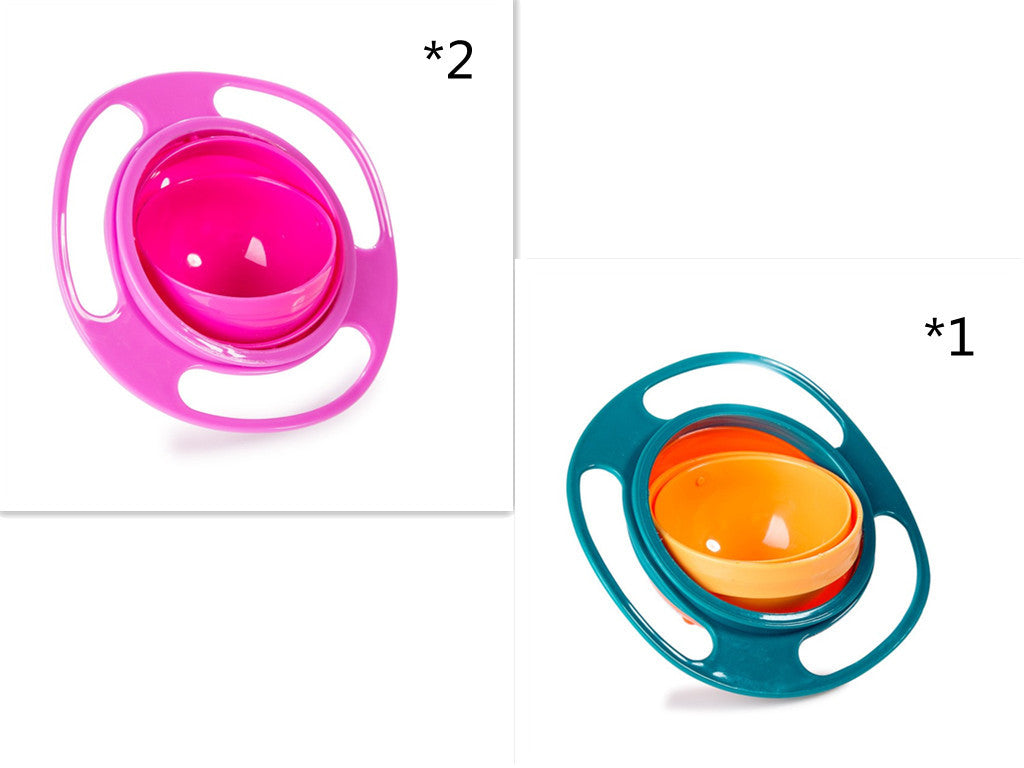 360 Rotate Universal Spill-proof Bowl – Creative and Durable Baby Dinnerware