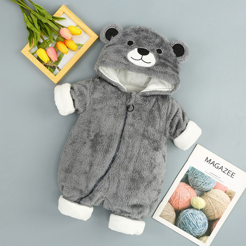 Baby Cotton Onesies with Hood – Soft, Warm & Stylish for Infants