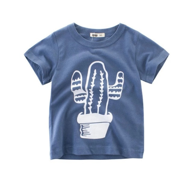 Puddle and Patch™ Children's Summer Boys Cotton T-shirt - Short Sleeves
