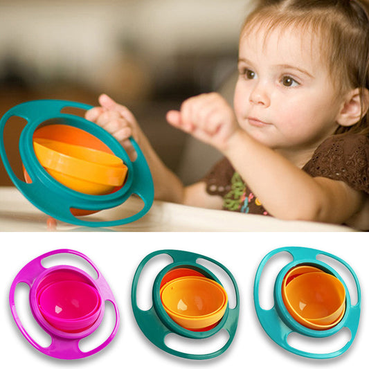 360 Rotate Universal Spill-proof Bowl – Creative and Durable Baby Dinnerware